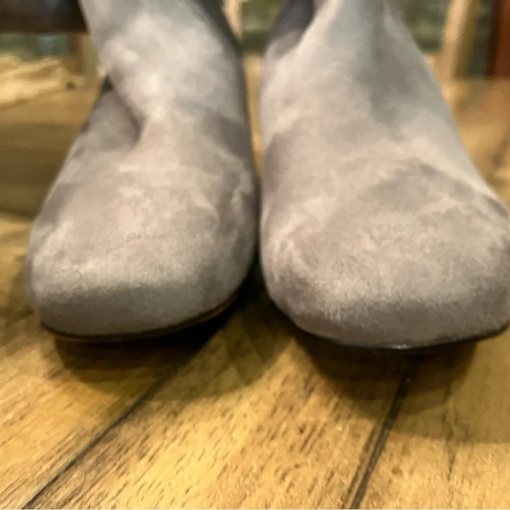 Marc Fisher LTD Arrine Over-the-Knee Faux Suede Boots, color gray, size 5